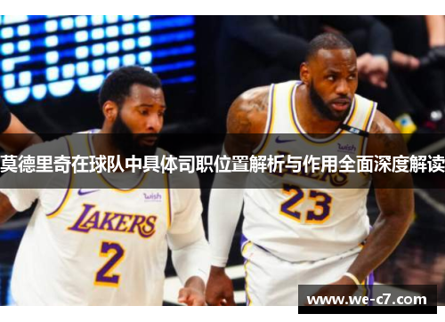 莫德里奇在球队中具体司职位置解析与作用全面深度解读